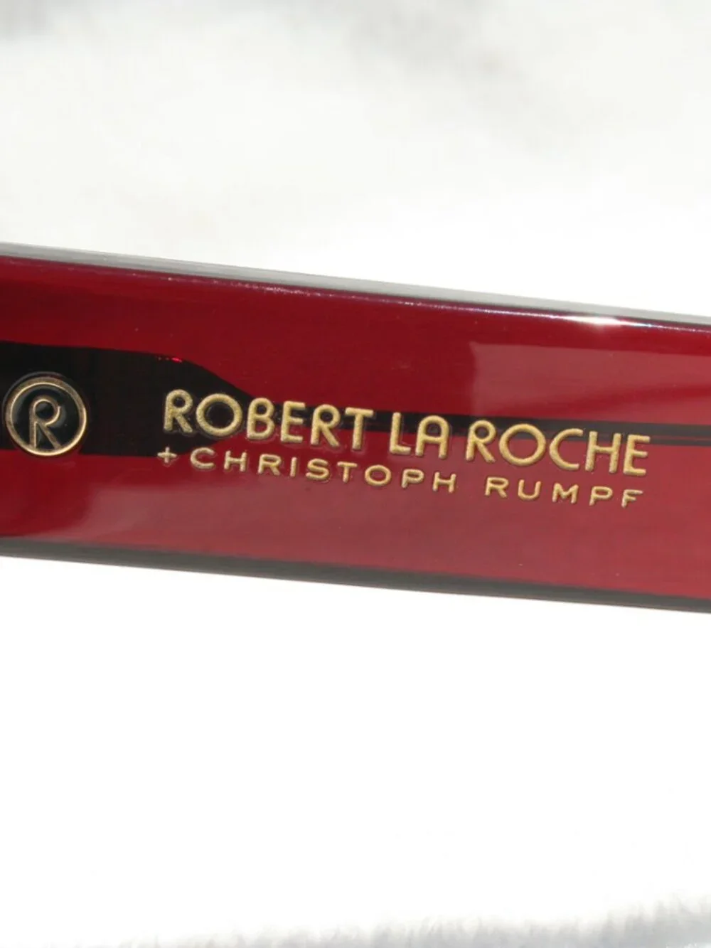 NOS Red Robert La Roche x Christoph Rumpf Midnight Sunglasses Luxury High End